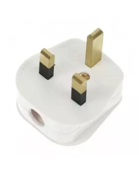 Plug Top 13A Fused (White)