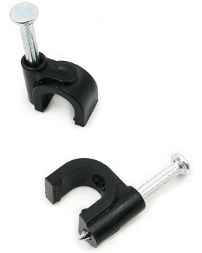 7mm Cable Clips (100s) Black or White