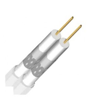 Twin White Micro Shotgun Cable CT63 (20m)