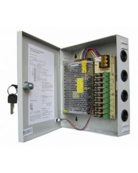 9 Channel CCTV Power Supply 12V 10A