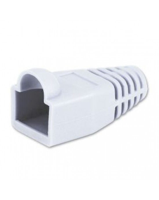 White RJ45 Strain Relief Boot