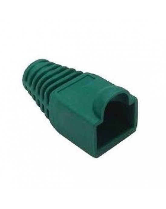 Green RJ45 Strain Relief Boot (100)