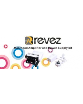 Revez High Gain UHF Variable Masthead 1-25dB Amp Kit - LTE