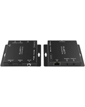 Klarity 4K HDMI Extender Over Single CAT5/6 PoE with IR Control and HDMI Loop-Through