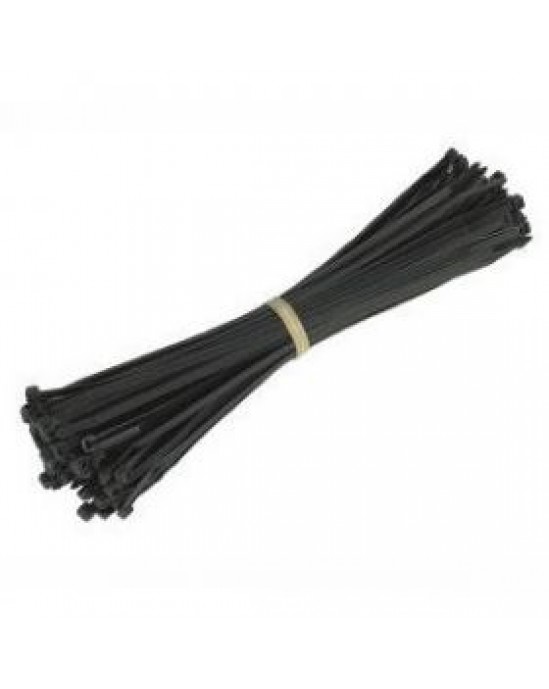 Black 430mm x 4.8mm Cable Ties (100 Pack)