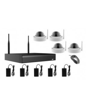 4 Channel Wifi Wireless IP Camera Kit