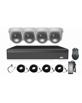 Revez 4K COLOURPAL HD 4 Camera CCTV Kit