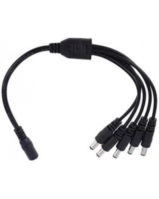 5 Way DC Power Splitter Cable for CCTV