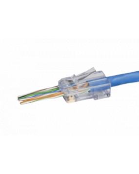 Easy Push Through CAT5 RJ45 Ethernet Connector (1)