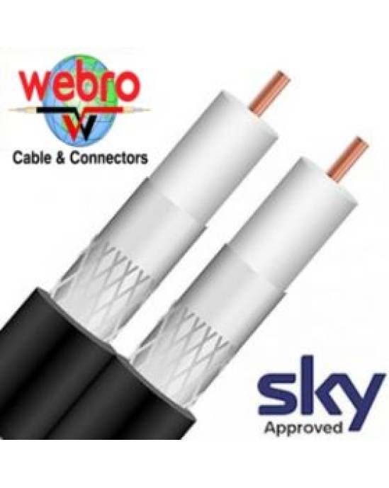 Webro CAI Approved Black Micro Shotgun Cable (1m)