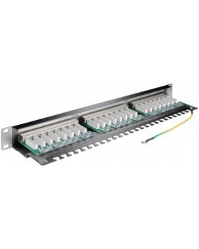 19-inch Patch Panel  24 Port STP Shielded