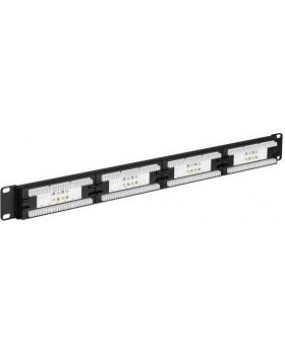 19-inch  Patch Panel  24 Port UTP Unshielded