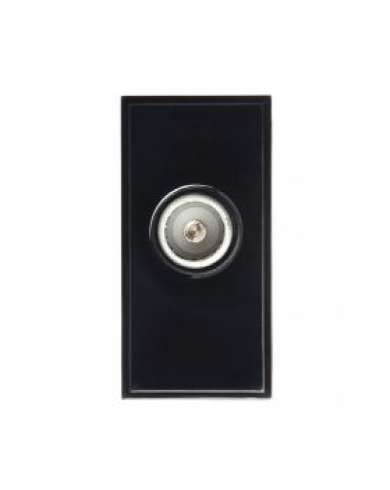 Single Female Coaxial Module Black