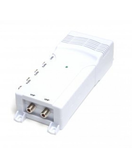 Antiference 4 Way TV Amplifier with Bypass (5G Ready)