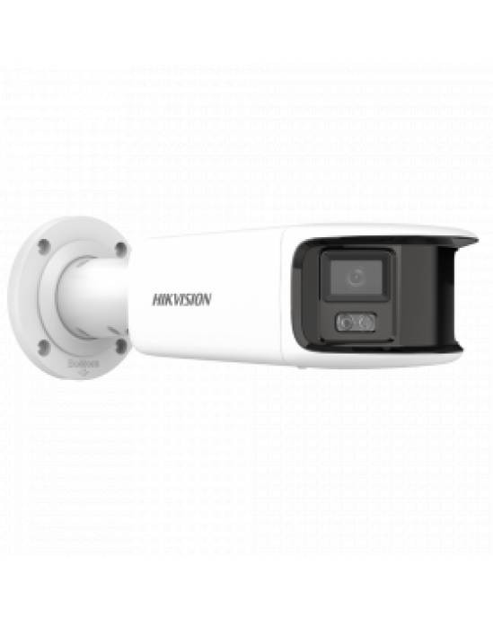 Hikvision IP 8MP 4K COLORVU Panoramic Bullet Camera 4mm / Strobe Light & Audible Warning