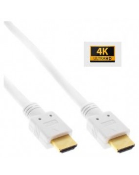 White 4K HDMI to HDMI Cable (7.5m)