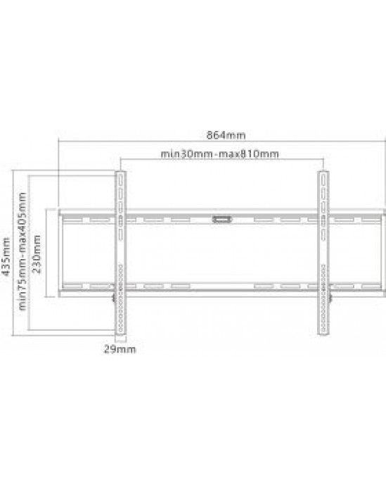 TV Wall Mount Flat 43-100