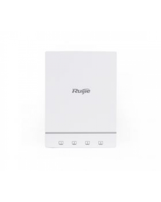 Ruijie WiFi 6 Wall Plate Access Point Dual Band 1.775Gbps 5GE Ports