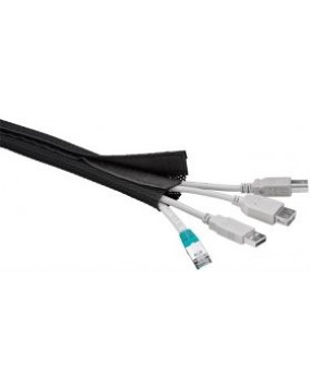 Flexible Cable Tidy Sleeve - 1.8m - Black