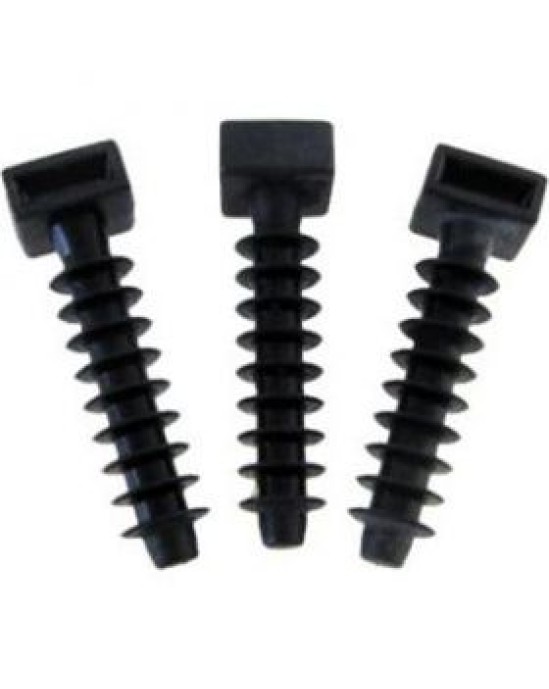 Cable Tie Wall Plug Mounts 8mm (100)