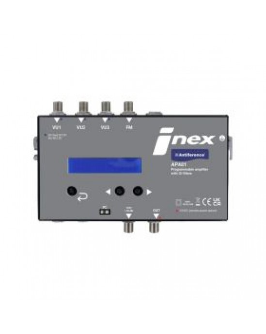 Antiference iNex UHF/VHF Programmable Amplifier with 32 filters