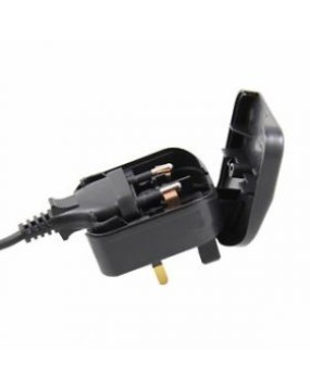 Standard 2 Pin to 3 Pin Plug Adapter (EU to IRL/UK)