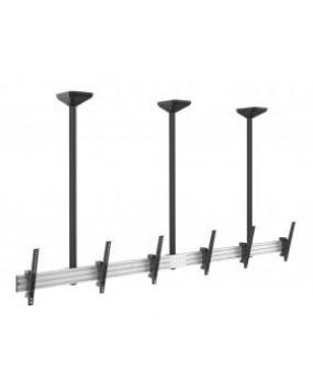 Revez Triple Screen Ceiling Mount with Extended Pole for 45-50