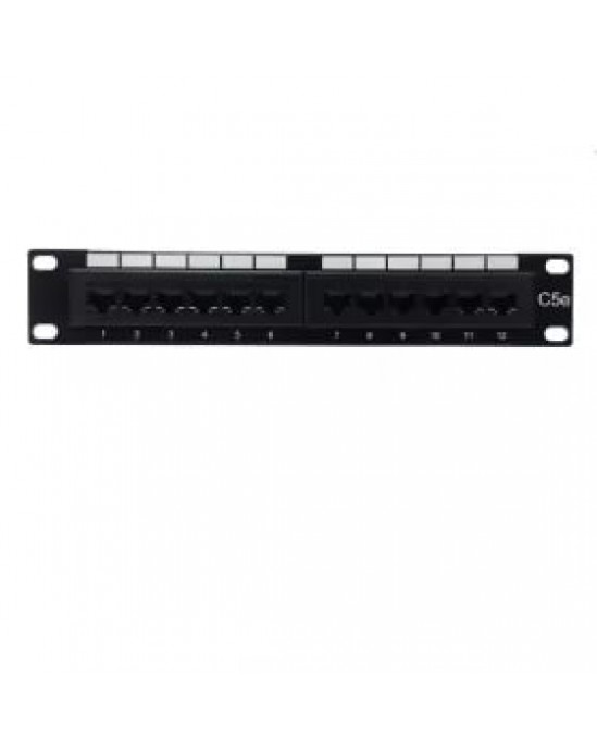 12 Port Patch Panel CAT5e for 10