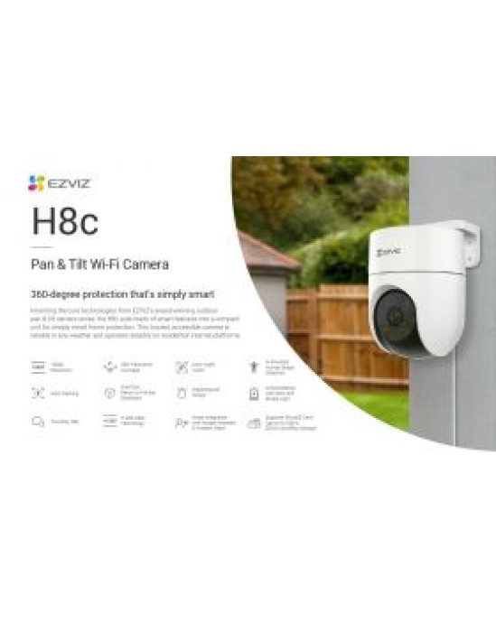 EZVIZ H8C Pan & Tilt Camera Outdoor 2MP