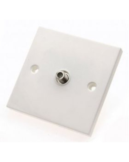 Single F-Type Wall Plate (Screened)