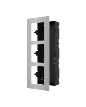 Hikvision 3 Module Frame & Back Box Stainless