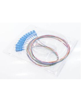 Coloured Fiber Pigtails SC/UPC SM (12 Pack)