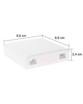 Fiber Termination Box (Indoor) FTTH - 2 Output