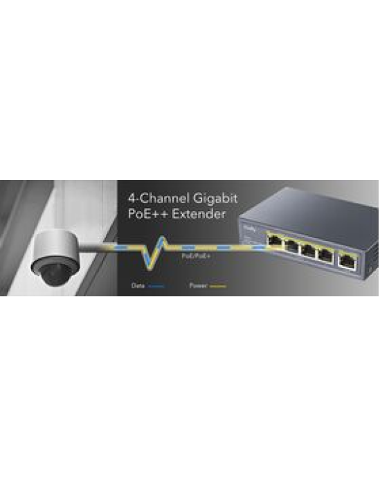 Cudy 4 Port Gigabit PoE+ Extender