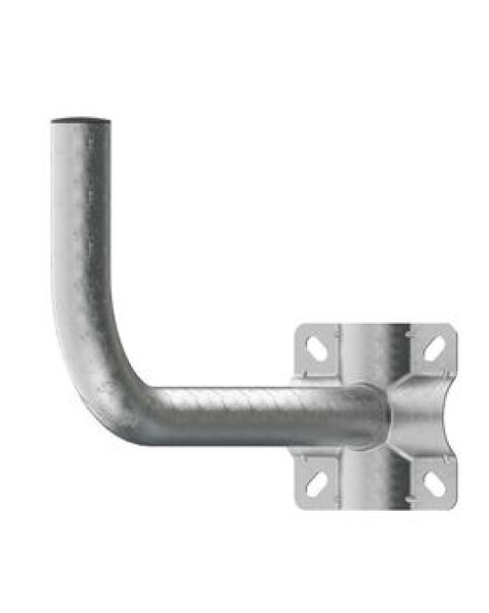 190mm Galvanised Steel Wall Mount (32mm Diameter)