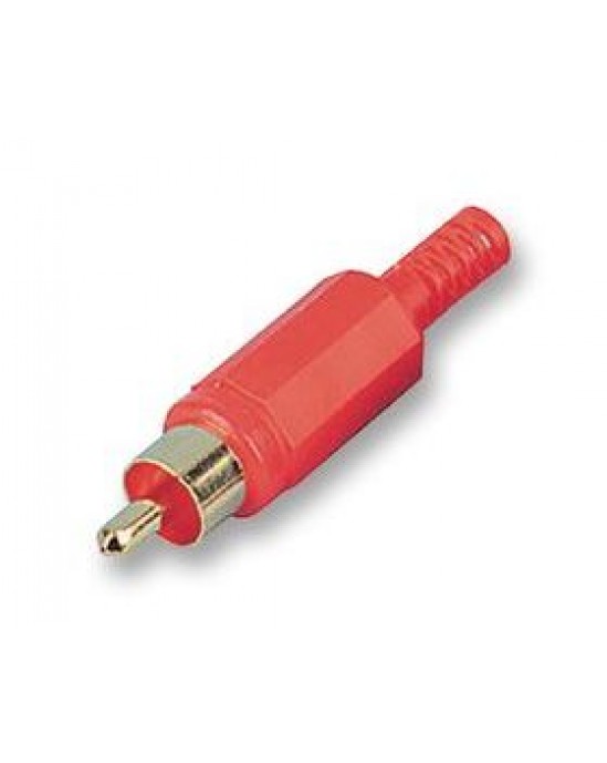 Red Phono Plug (Solderable)