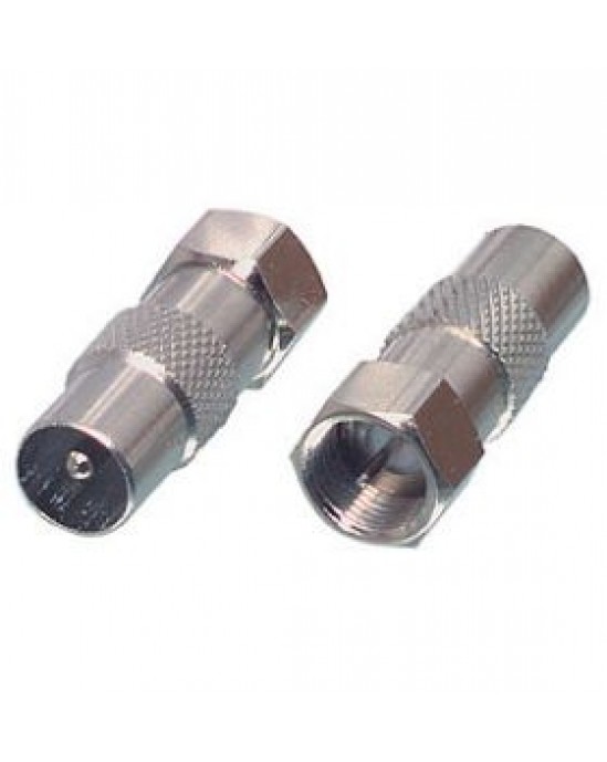 Coaxial Male to F Male Adapter (100)