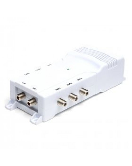 Antiference 6 Way TV Amplifier with Bypass (F-Type)