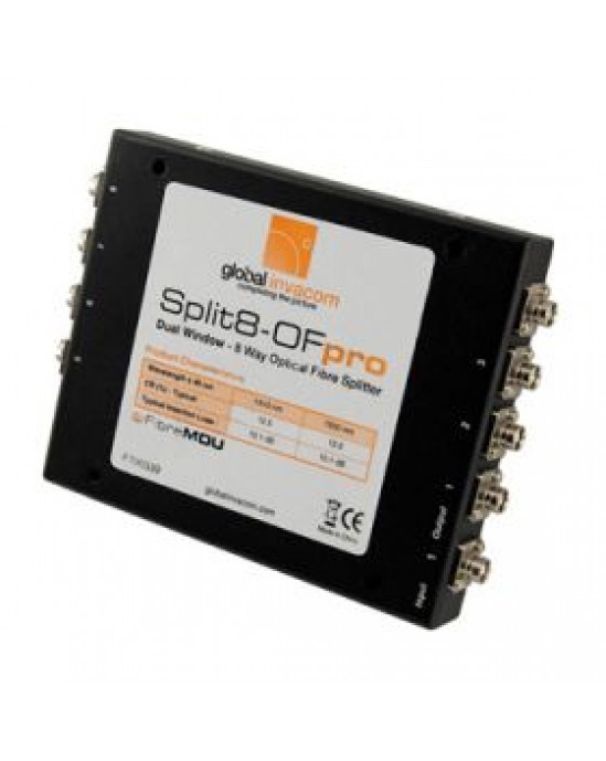 Global Split8-OF Pro 8 Way Optical Fibre Splitter