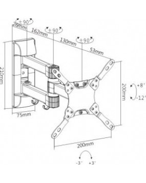 Revez TS42M Swivel Bracket for 13