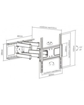 Revez Cantilever Bracket for 32