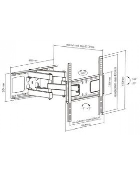 Revez Cantilever Bracket for 32