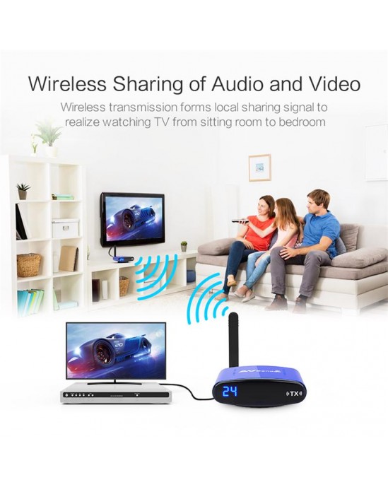 Wireless AV TV Sender (RCA / SCART)