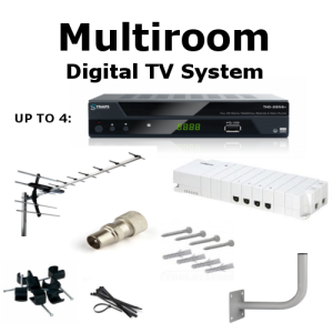 Multiroom Digital TV Box & Aerial Kit